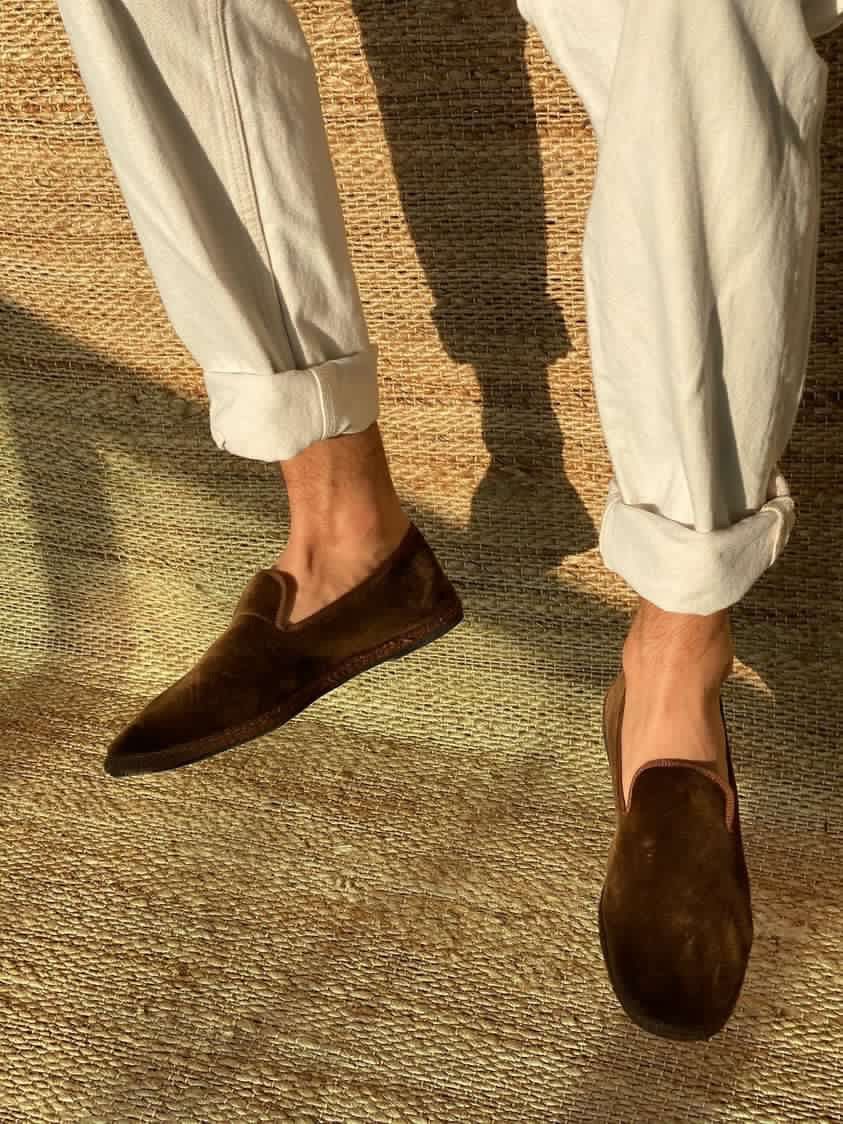 Mens Brown Friulane Shoes | Size 41