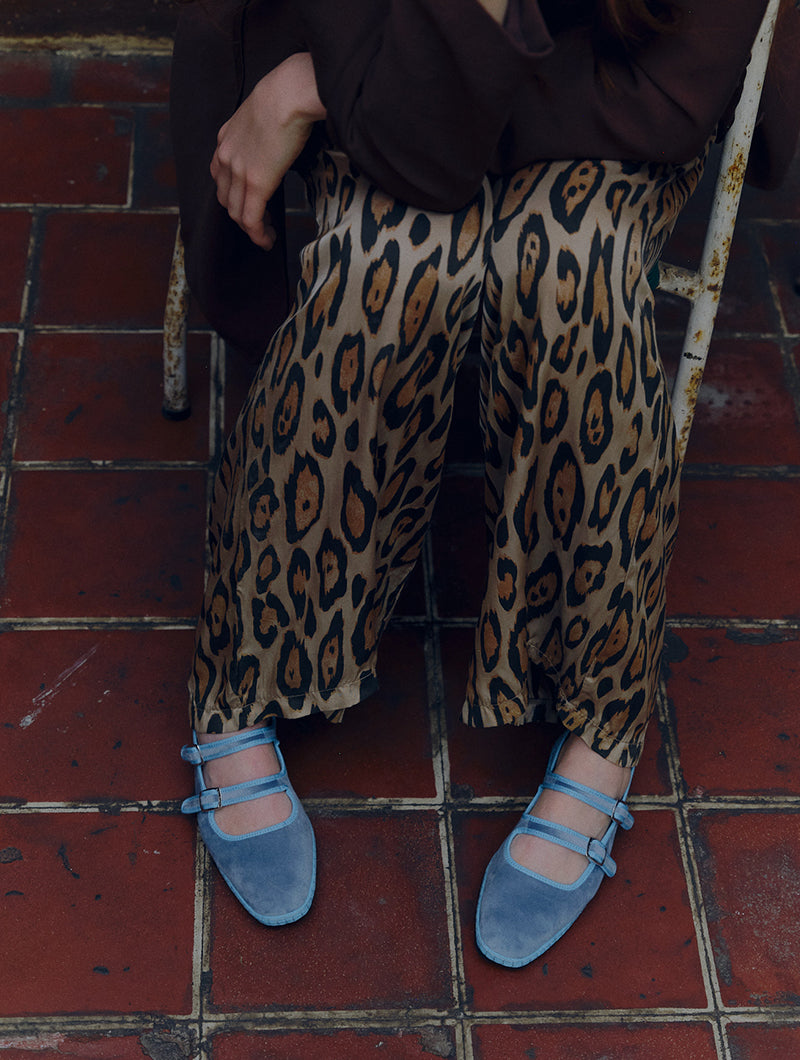 Zoe Sky Blue Double Mary Jane | Preorder