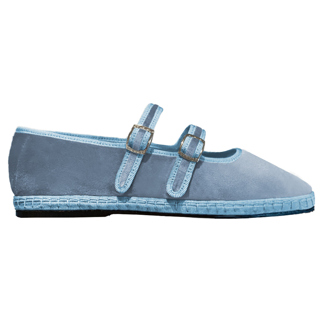 Zoe Sky Blue Double Mary Jane | Preorder