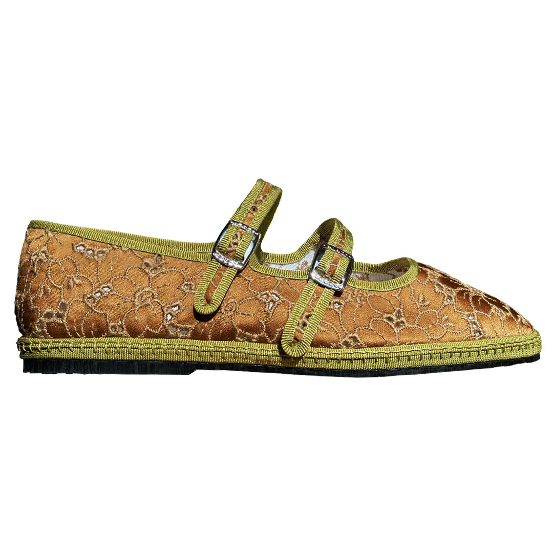 Lilly Sisto x Viani Milano Milan Double Mary Jane - Bronze Eyelet