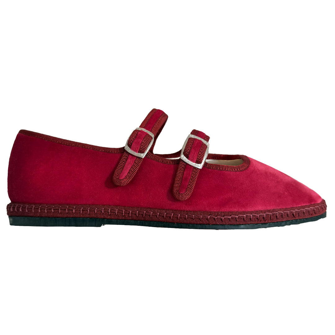 Raspberry Double Mary Jane Friulane