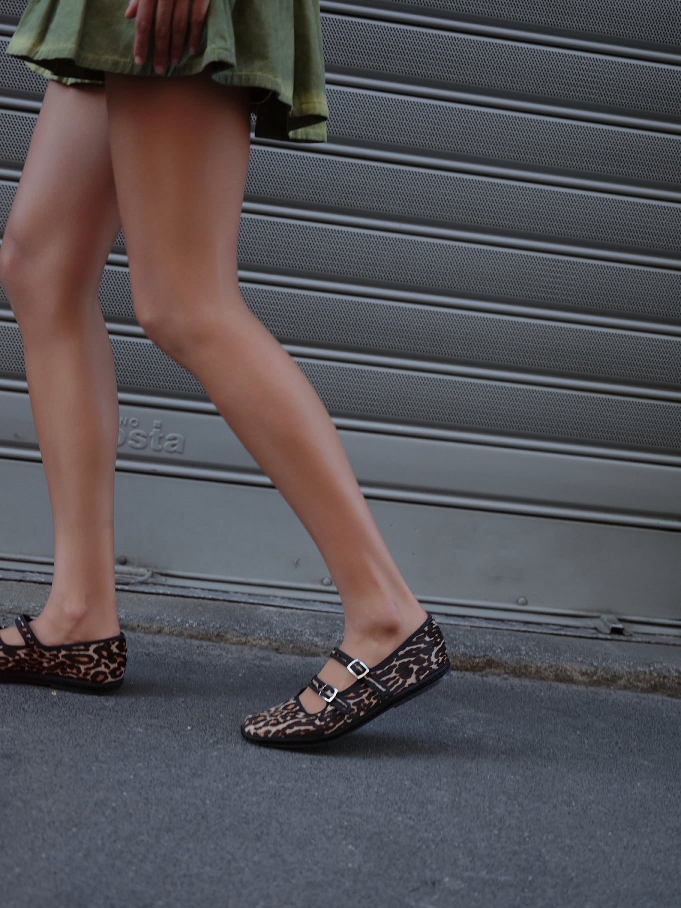 Tommi Leopard Double Mary Jane