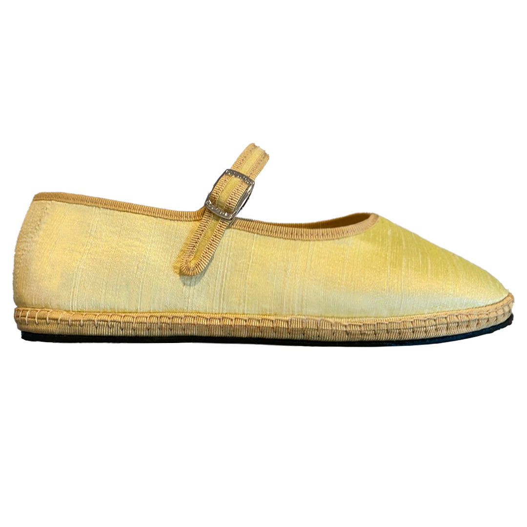 Butter Shantung Mary Jane Friulane | Size 42
